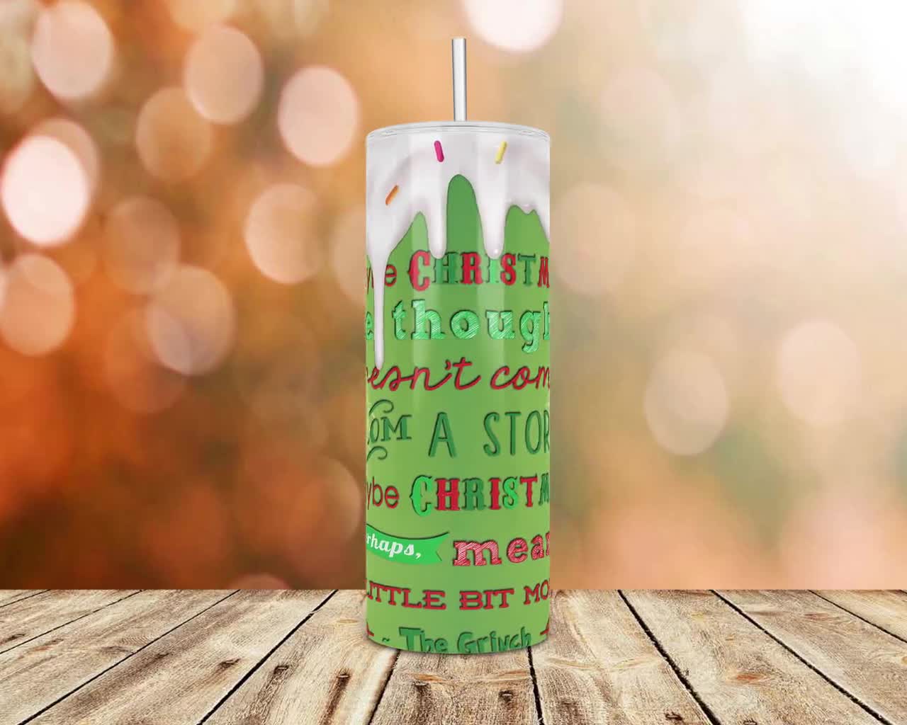 The grinch tumbler, christmas tumbler, whoville tumbler, how the grinc –  Southern Scented Gifts