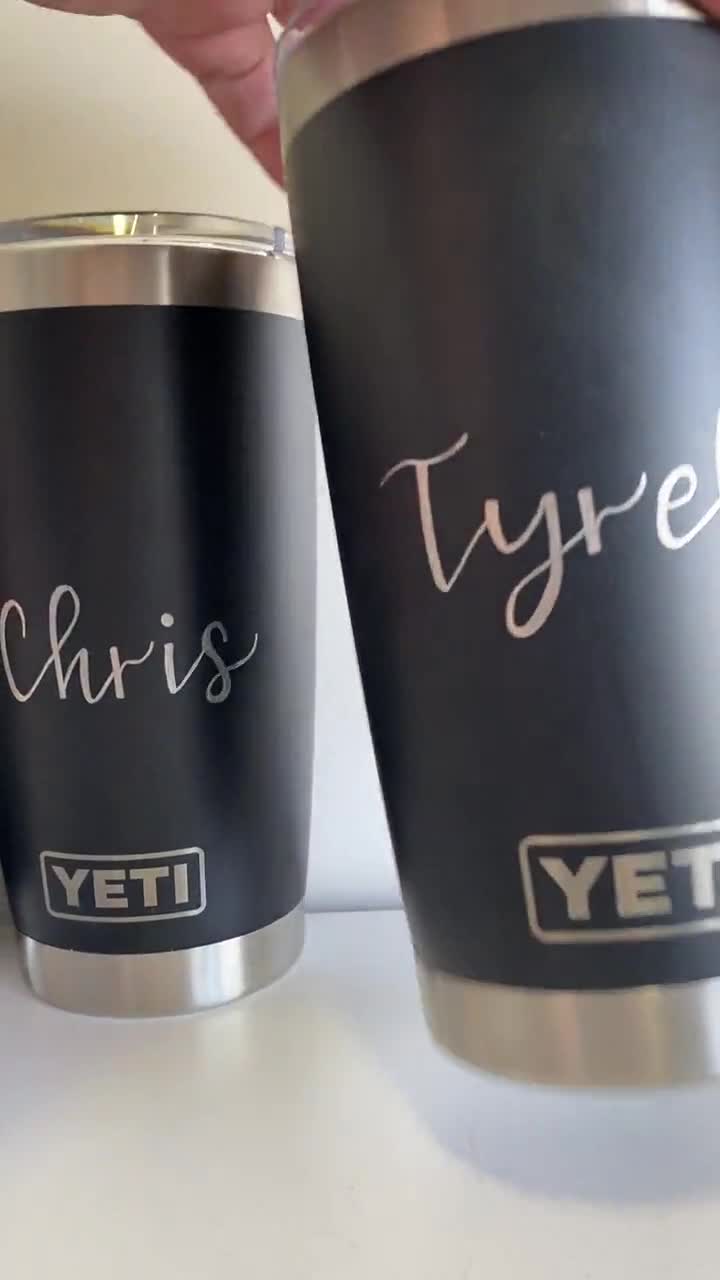 Personalized Engraved YETI® W/ Lid or Polar Camel Wine Tumbler Bridesmaid  Gifts Proposal Box Wedding Party Mother of the Bride Groom RF1 
