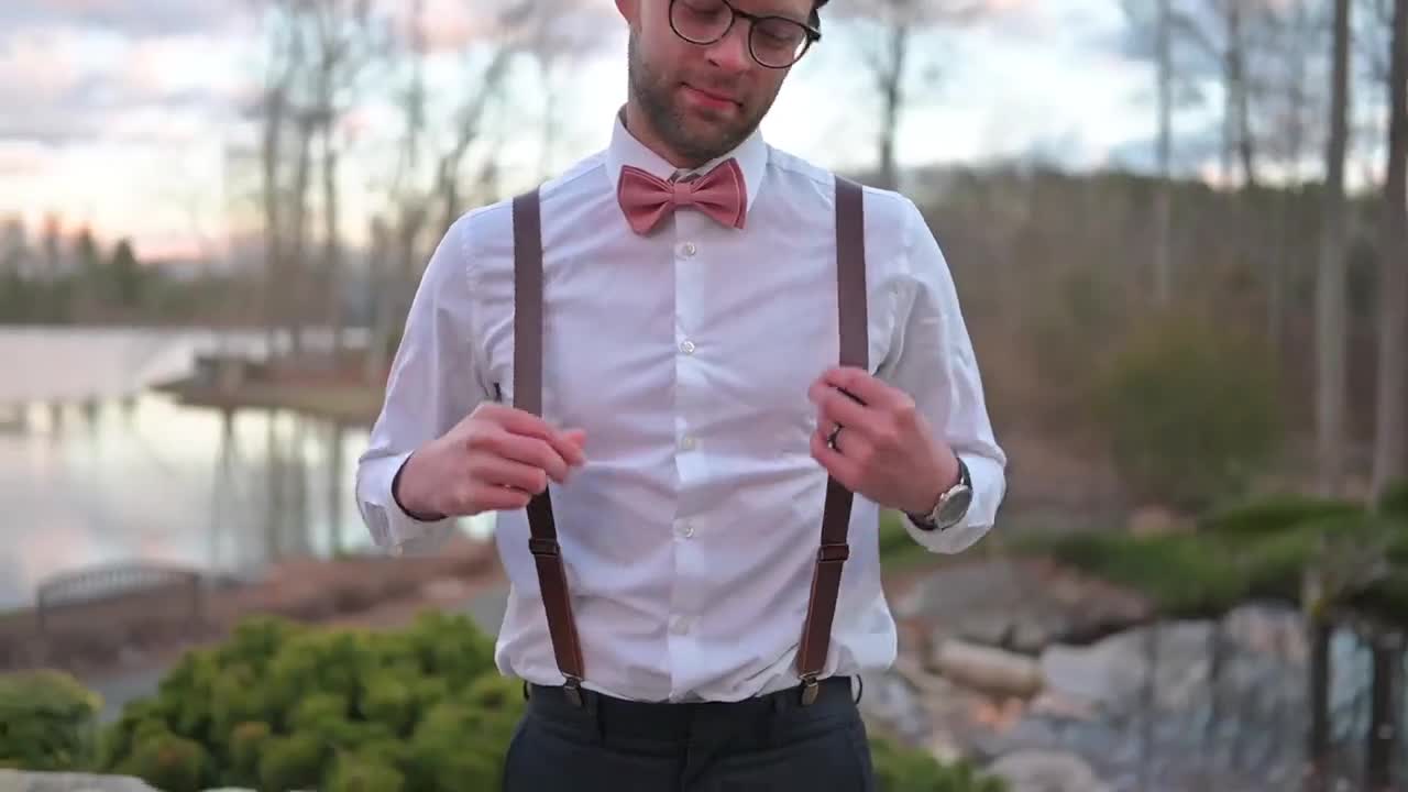 Black Suspenders & Red Bow Tie - Baby to Adult Sizes– Armoniia
