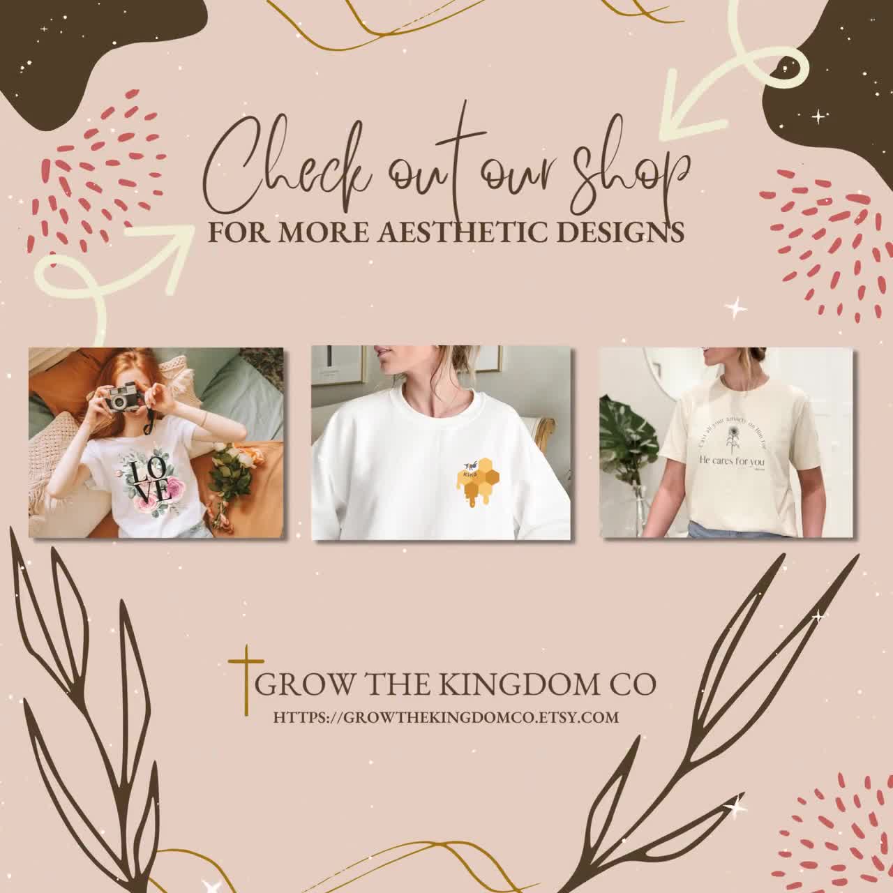 GrowTheKingdomCo Embroidered Christian Sweatshirt