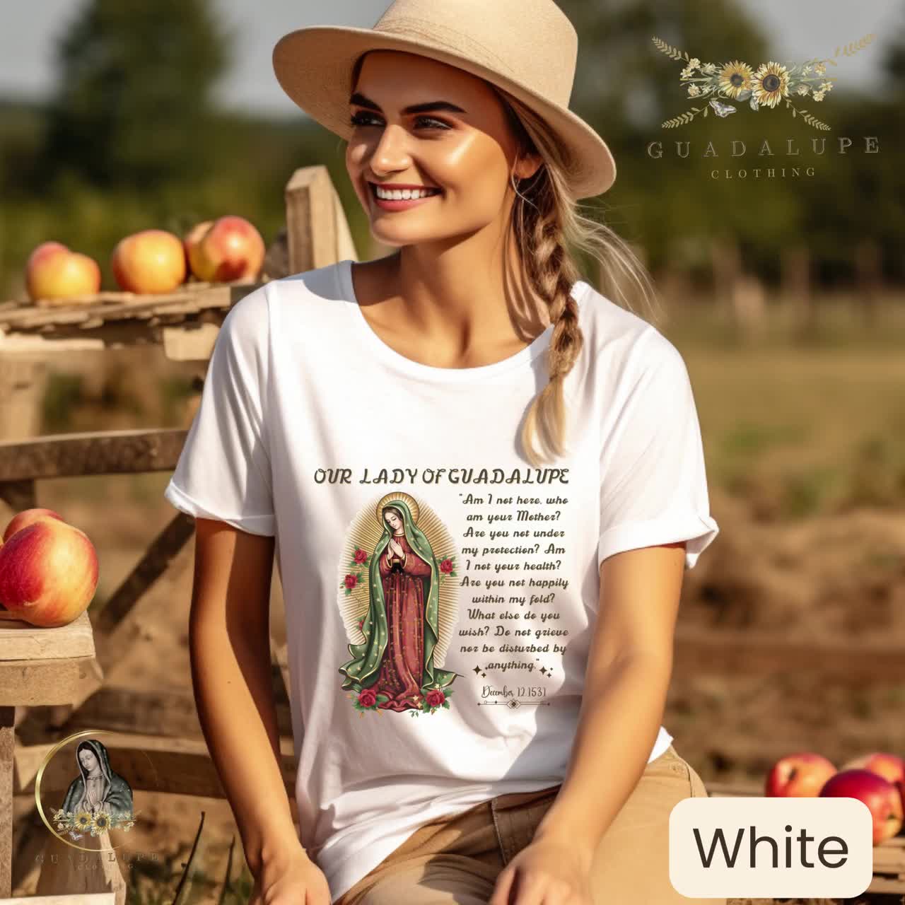 Boho Guadalupe Vintage Inspired Tee Shirt, Western Graphic Tee, Retro  T-shirt, Catholic Gifts, Religious Trendy Gifts for Women 