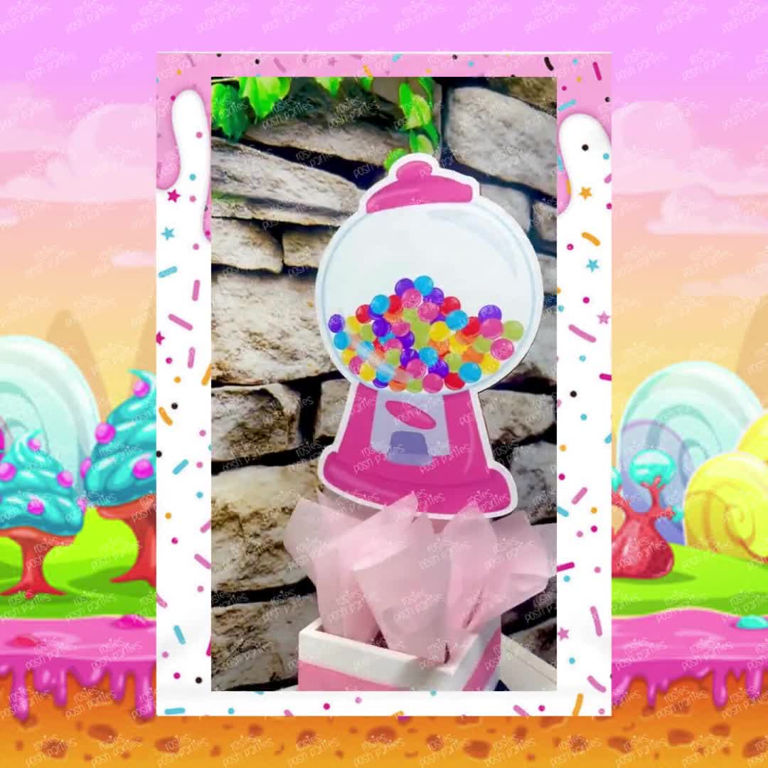 CA09 - Candyland Gumball Birthday Family Custom Name White T