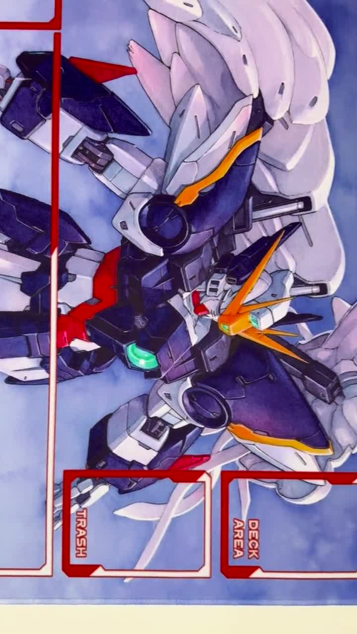 ガンダムカードゲーム ウイングガンダムゼロ プレイマット未開封 特製プレイマット 【ウイングガンダムゼロ】 上位賞プレイマット