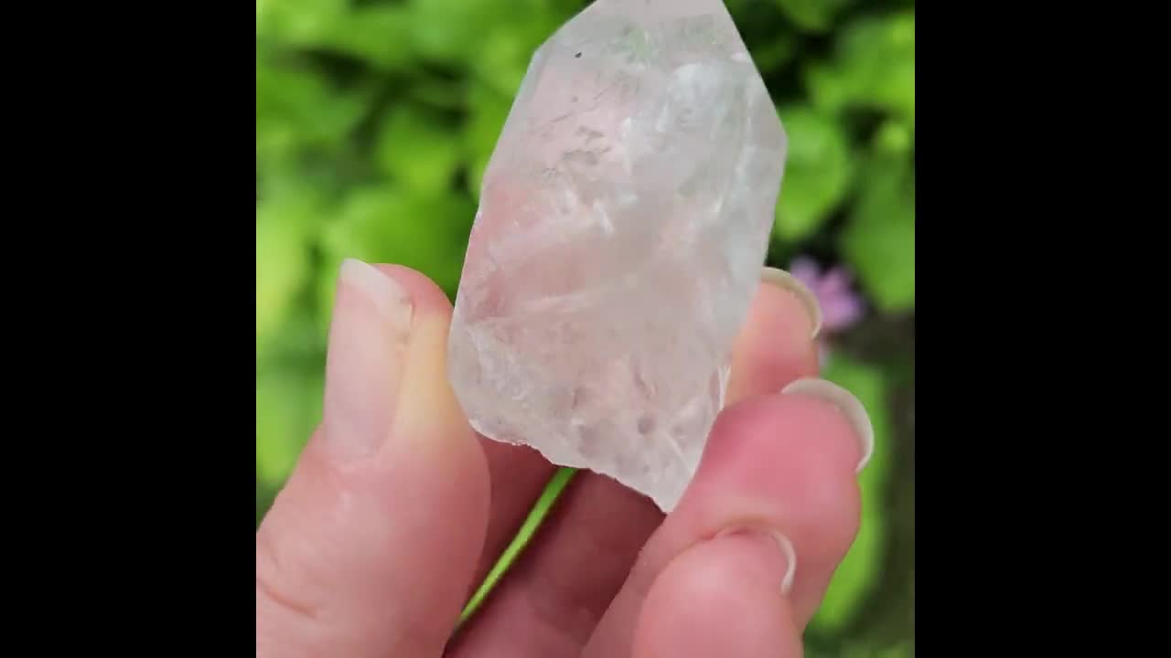 溶解水晶：長さ1.8インチ（4.5cm） - ブラジル、セラ・ド・カブラル産