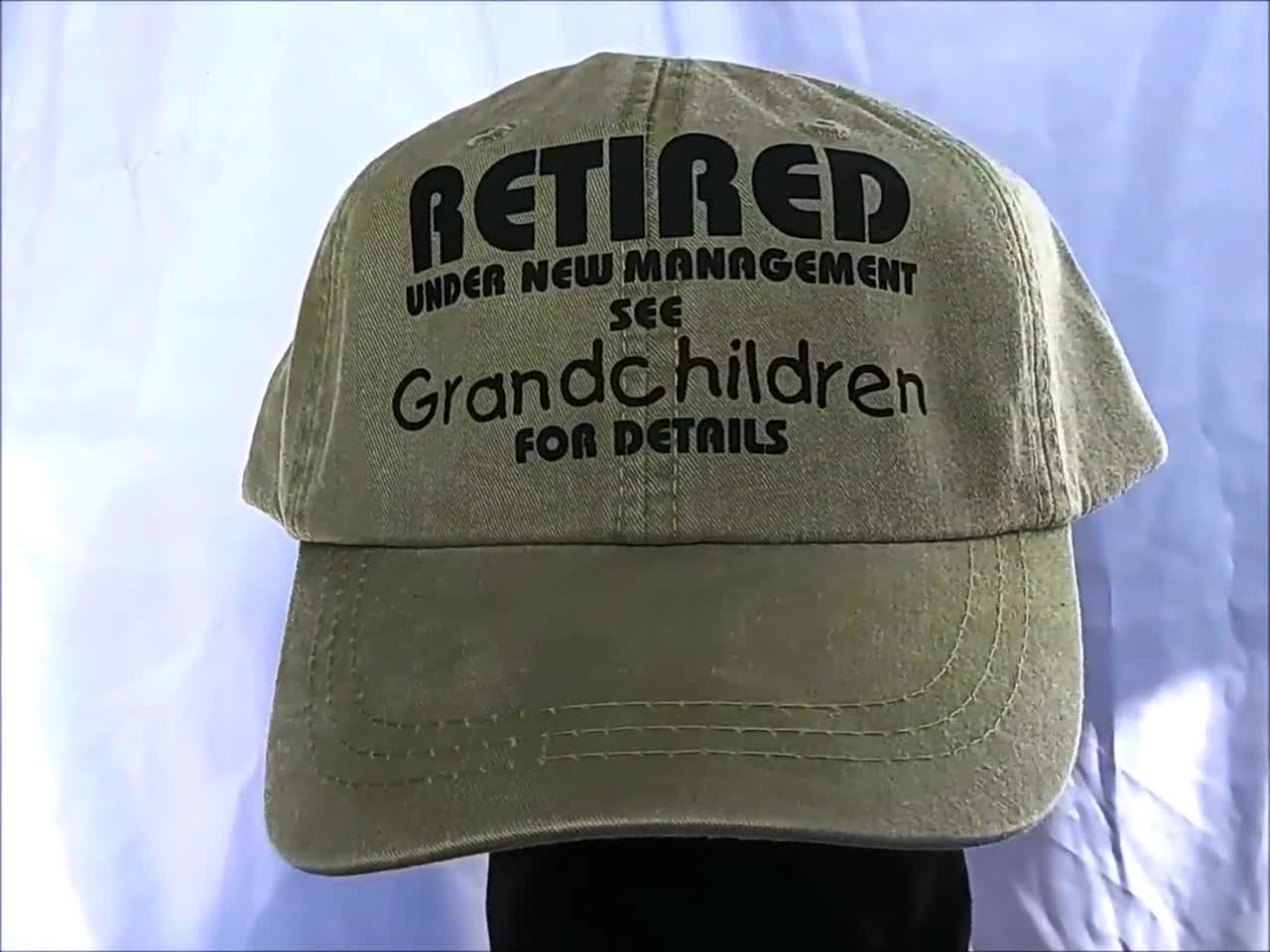 Retirement Hat Gift/ Funny Retired, Under New Management See