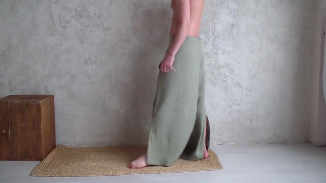 Breathable Pant // Natural Cotton Flexible Yoga Lifestyle
