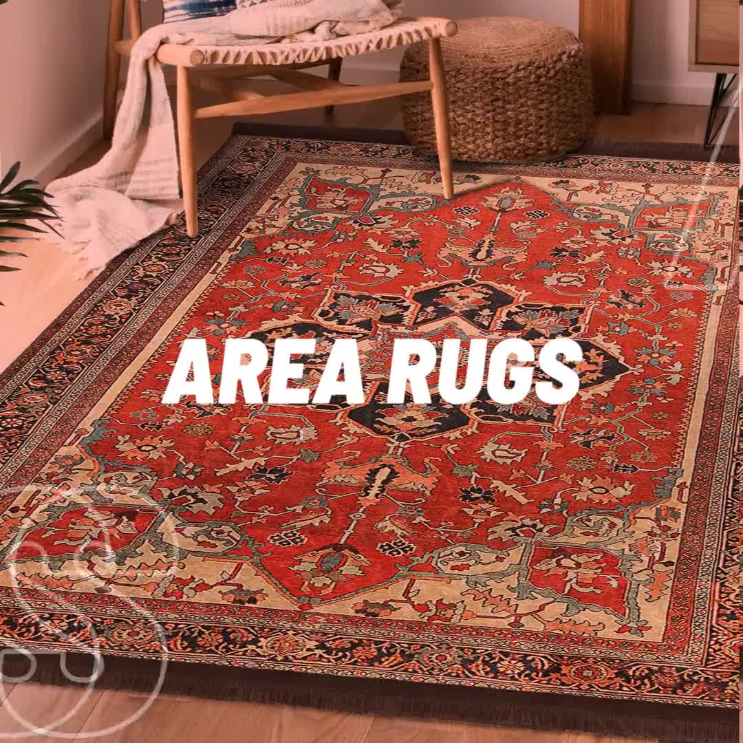 Abstract Round Rugonedraw Floor Carpetdecorative Non Slip Circle  Rugsstriped Anti Slip Matgeometric Area Rugsbeige Rug for Living Room 