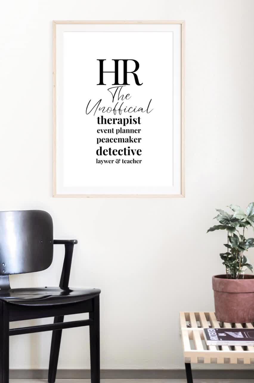  Human Resources Office Decor, Hr Gifts For Women Men, Cool Hr Desk  Decor, I'm Cool Hr Wood Plaque With Metal Stand, Office Desk Sign For Work  (M18) : Home & Kitchen