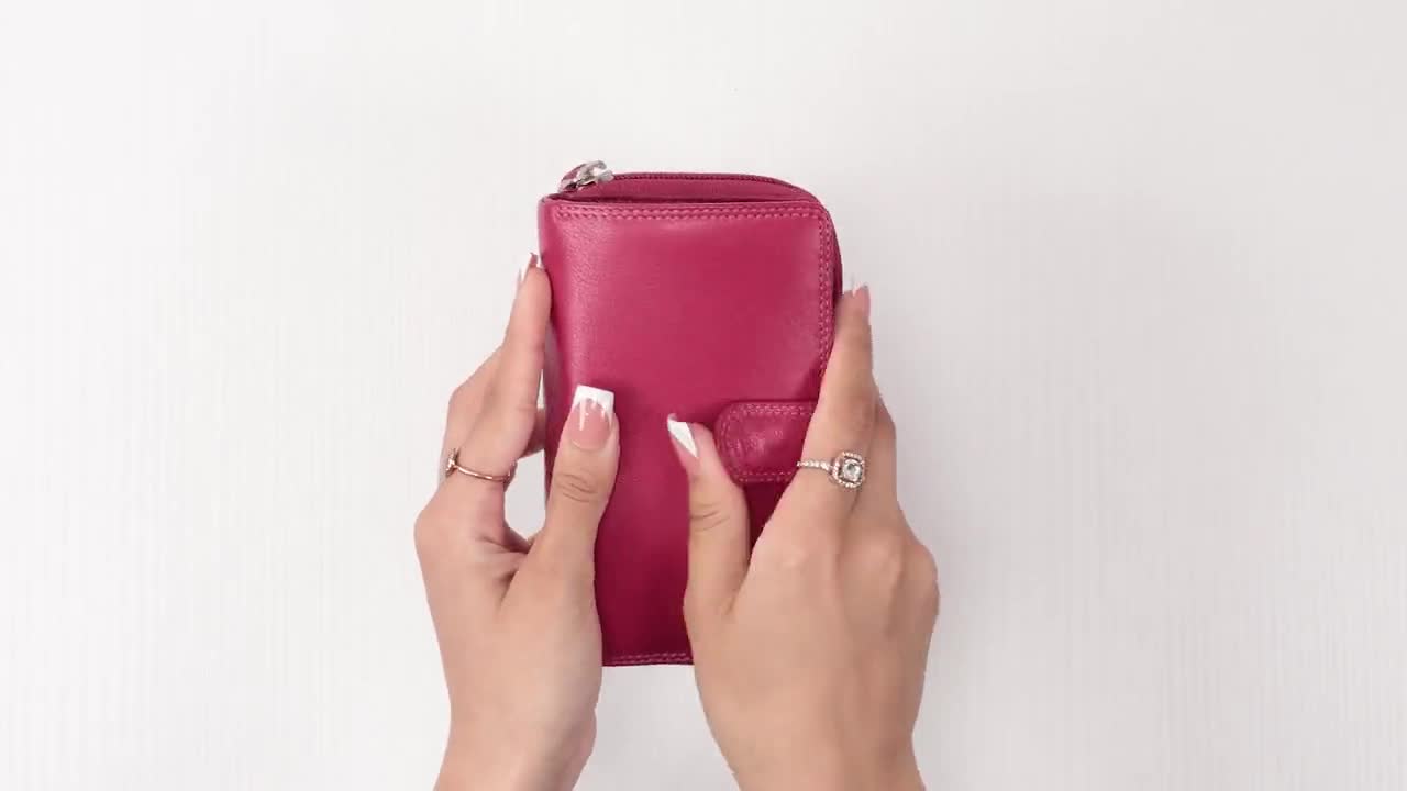 BOSTANTEN Womens RFID Blocking Leather Wallets