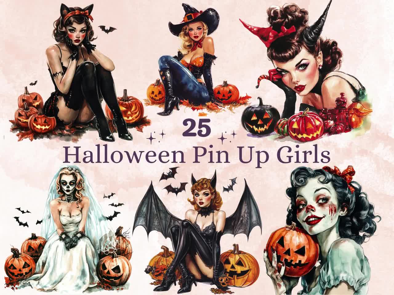 Halloween_Pin_Up_Girls_Clipart