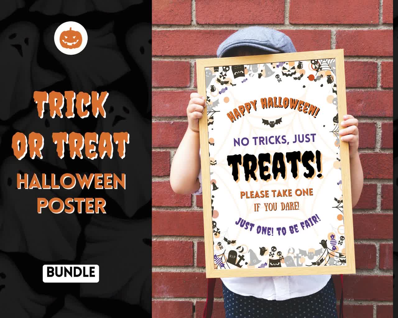 Please Take One Halloween Poster, Trick or Treat Sign, Printable Candy  Sign, Party Decor, Door Porch Sign, Take One If You Dare, Sweet Treat - Etsy