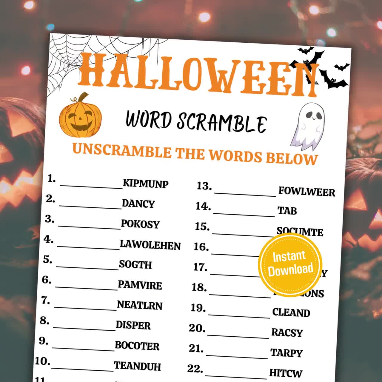 Halloween Word Scramble Game | Halloween Unscramble Word Game | Halloween Printable Games | Halloween Games for All Ages | Halloween Quiz - Etsy halloween-word-scramble-game-halloween-unscramble-word-game-halloween-printable-games-halloween-games-for-all-ages-halloween-quiz-etsy