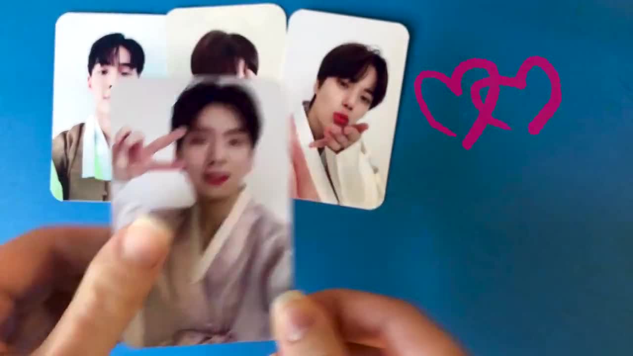 Man 韓国限定　フォトカードB 9人コンプ Monsta X Double Sided Hanbok Photocards - OT7 - (lomocards/fanmade