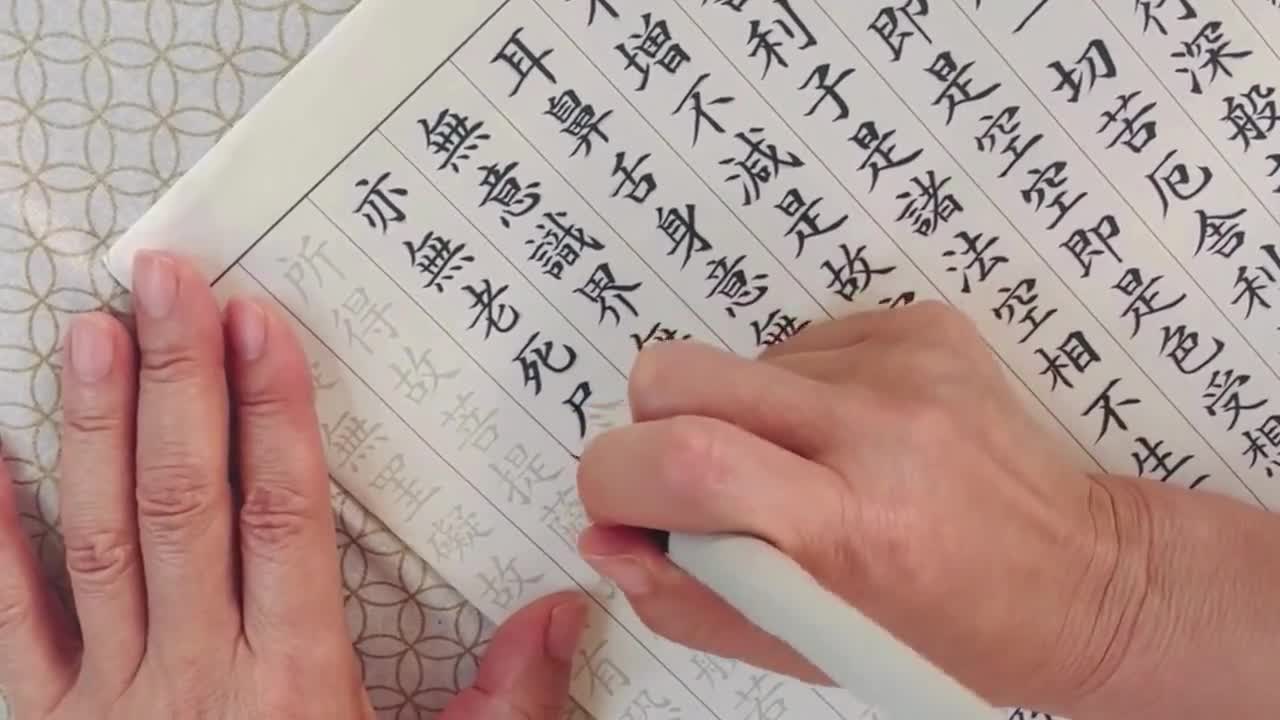 般若心経の書道アート – 禅風インテリア（デジタルダウンロード