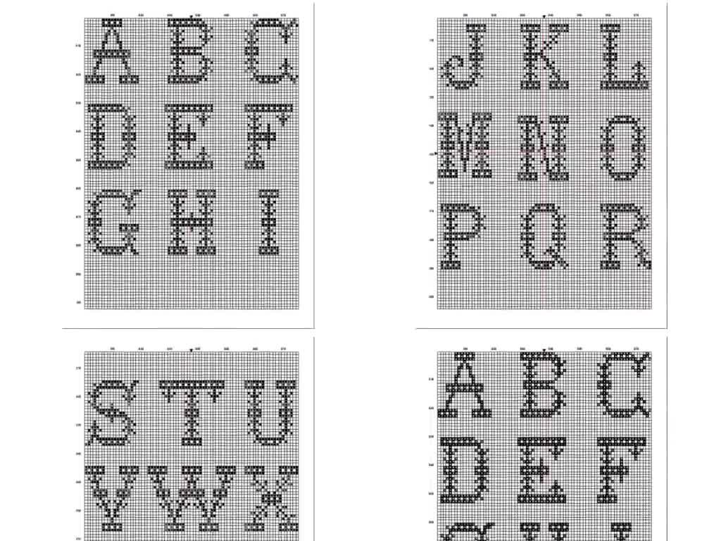 alfabeto delle matite: K  Cross stitch alphabet patterns, Cross stitch  patterns, Cross stitch alphabet