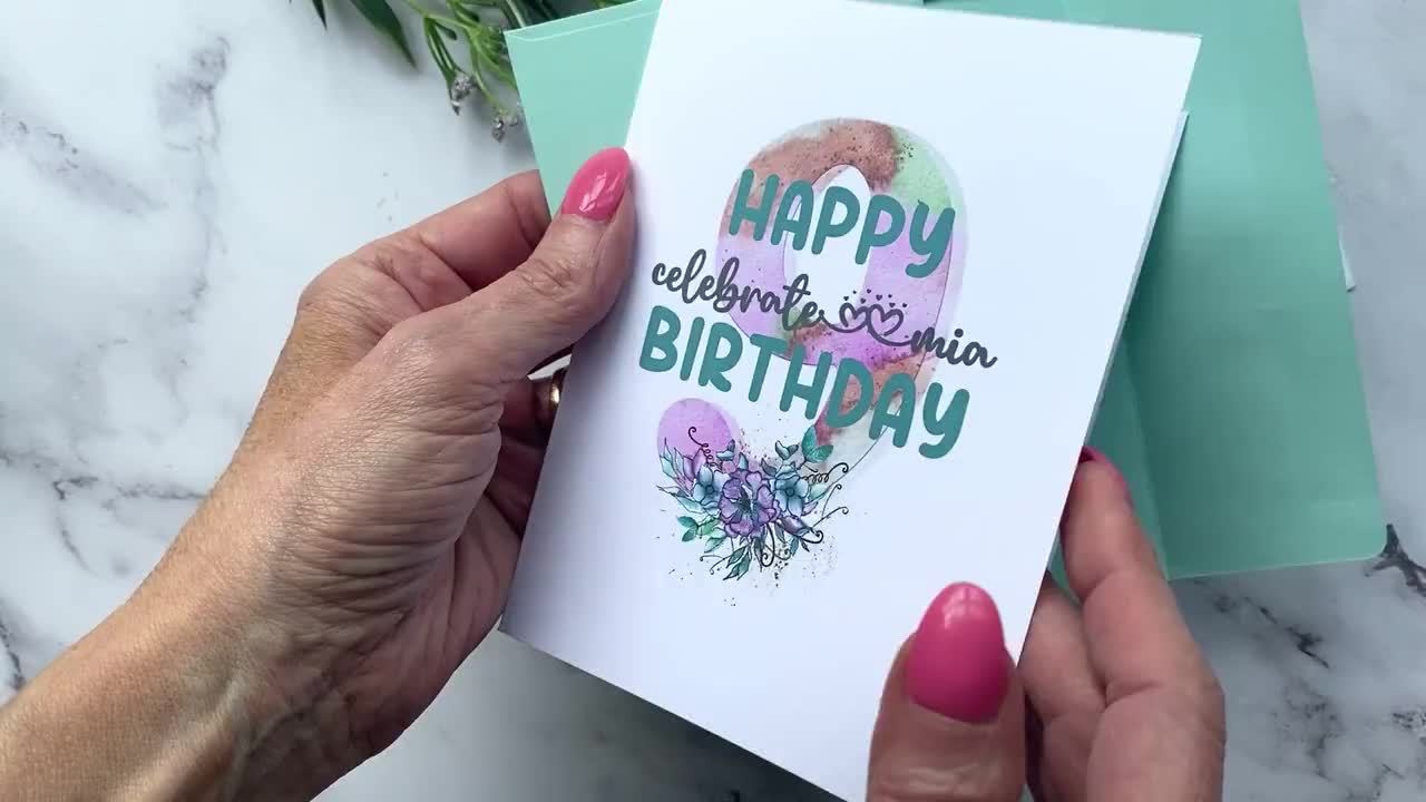 Happy Ninth Birthday Candle. Girl Greeting Card With Cute Fairy Tale Holding Nine Number Vector Background Image356666162 - View #6