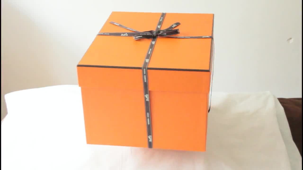 Orange Box Large Authentic Hermes Bag Box Hermes Birkin Bag 
