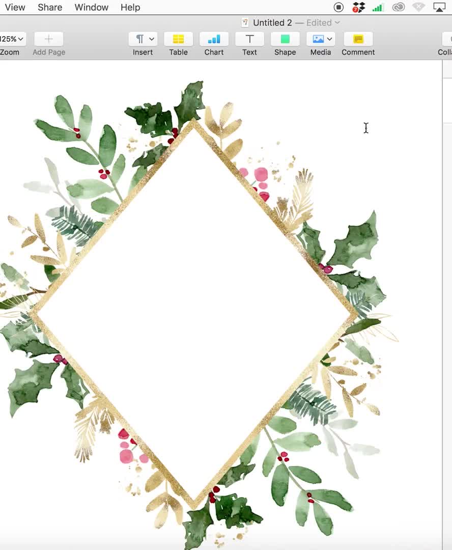 Watercolor Christmas Winter Greenery Wreaths New Year Winter Watercolor  Floral Wreath Winter Frames Pine Cone Branch Berries Mistletoe PNG 