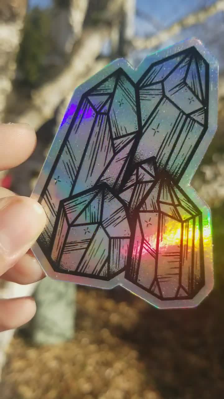 Holographic Crystal Sticker