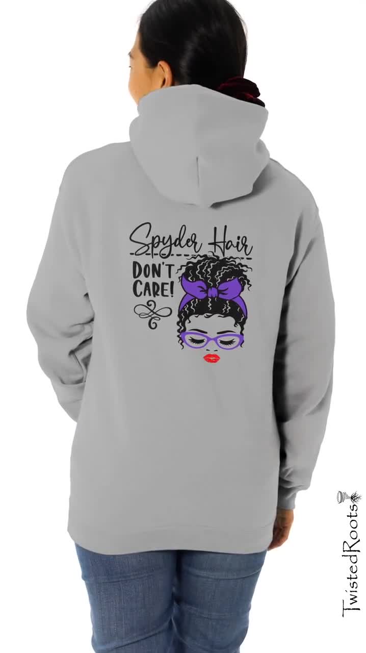 Spyder Hair Don't Care - Curly, Unisex Hooded Sweatshirt, Spyder F3, Spyder  F3S, Spyder F3T, Spyder RT, 3 Wheel Motorcycle, Trike