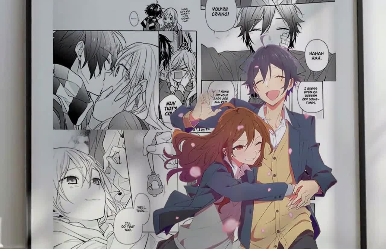 Poster manga - Horimiya - Izumi Miyamura & Kyouko Hori - Panneaux manga sélectionnés - Impression numérique video poster