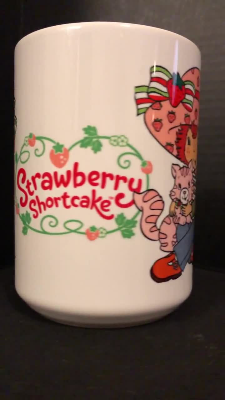 80s aesthetic shortcake strawberry cartoon  Coffee Mug for Sale