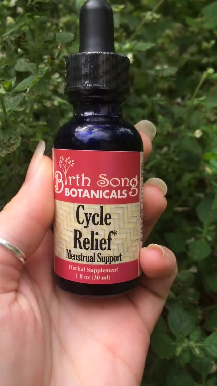 Cycle Relief Herbal Supplement for Painful Period Cramps– Birth Song  Botanicals Co.