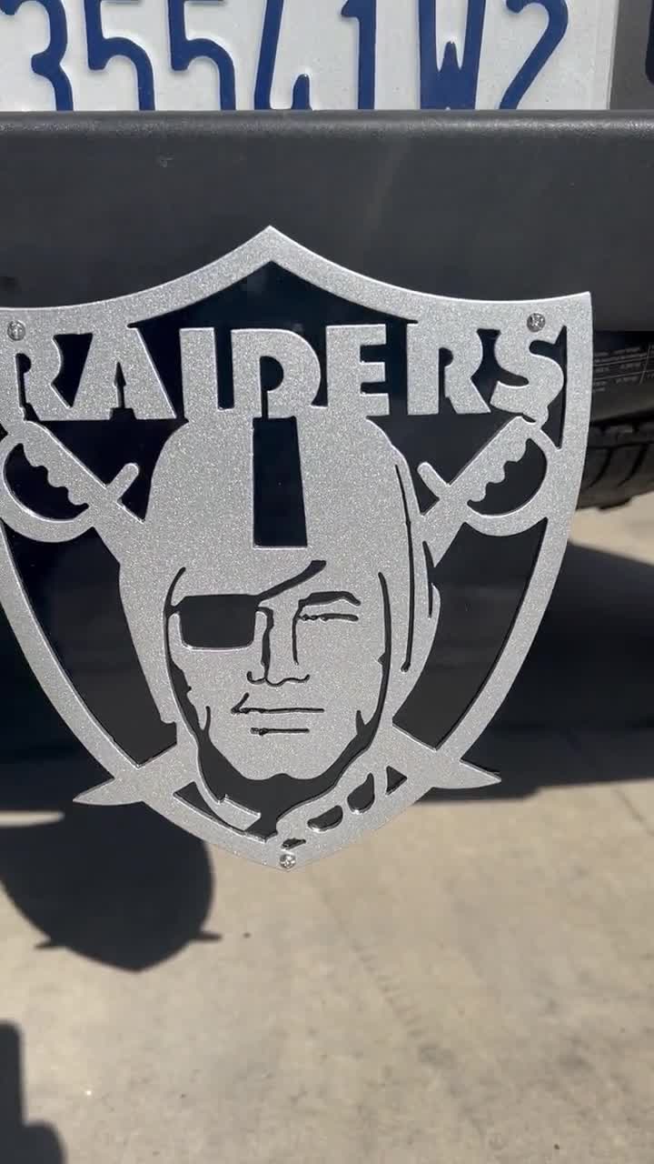 Las Vegas Raiders Shield NFL Trailer Hitch Cover – Auto gifts