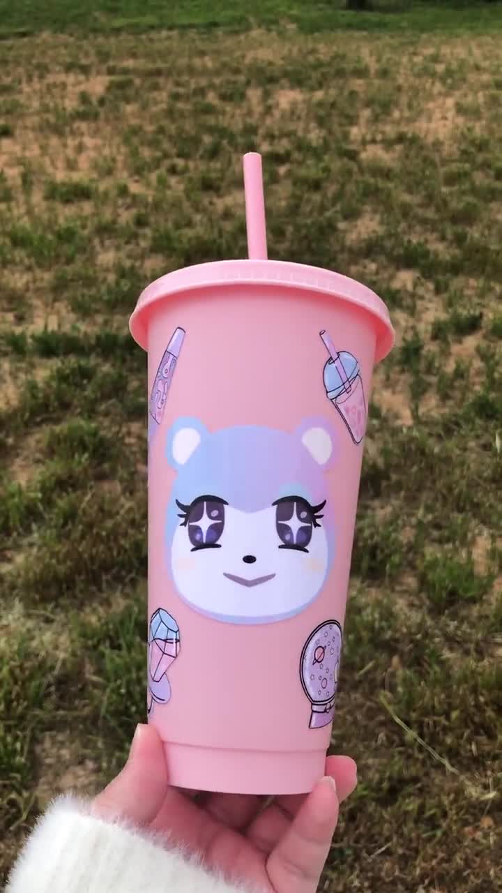 Animal Crossing Isabelle Classic Icon Starbucks Style Venti Cold Cup 
