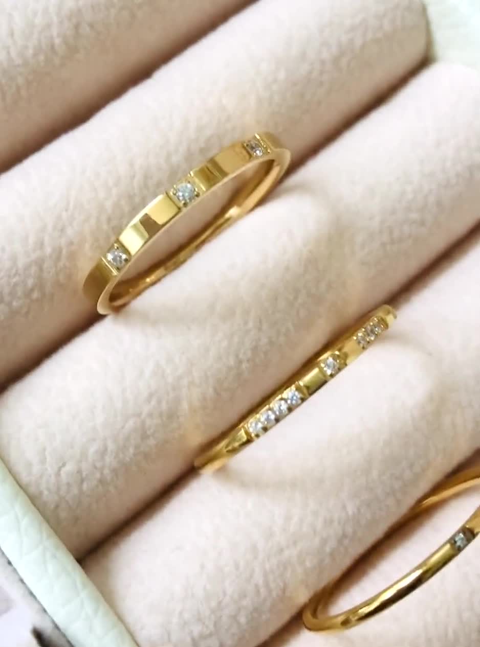 Moon ring K18 – Solid Love