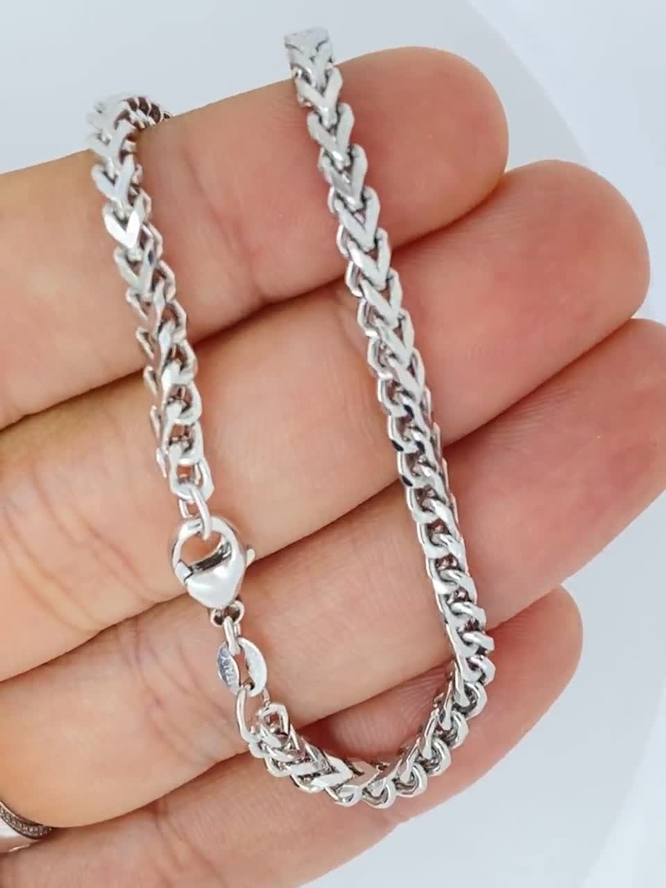 Angular Curb Chain Bracelet in Platinum | David Yurman