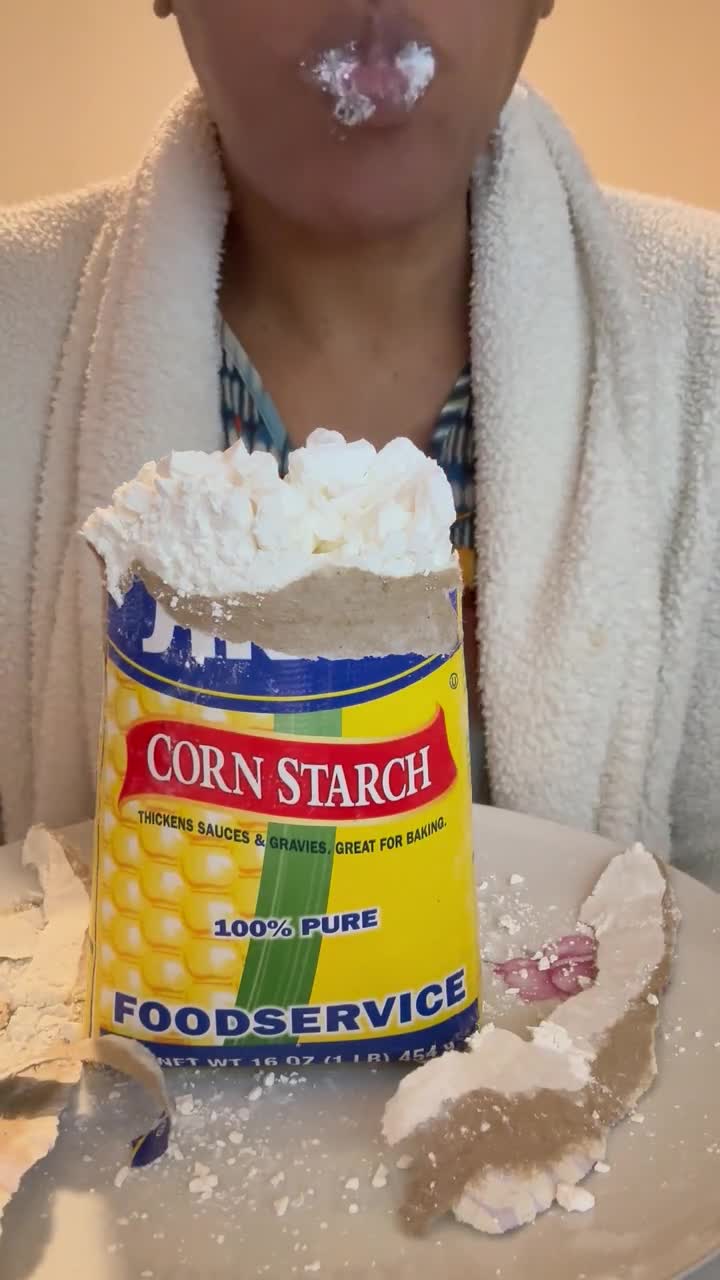 Mixed Starch Brick Bundle cornstarch Chunks Snack Pack With Cotton