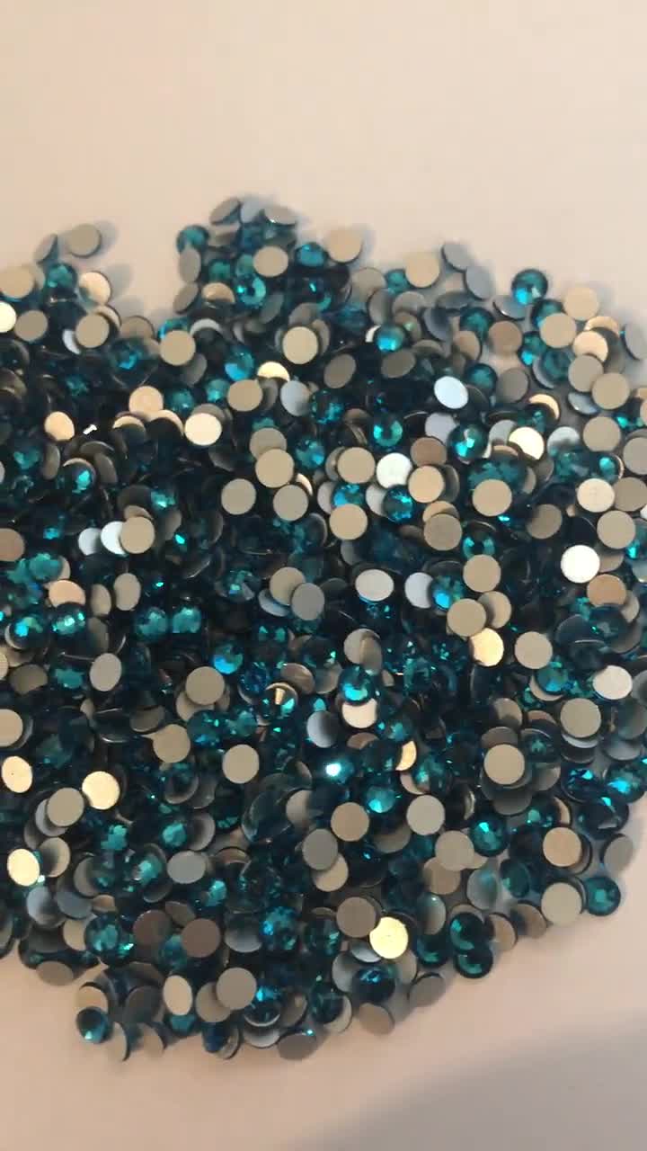 1440 Pieces Mix MIXED Sizes Gold Sparkle Flatback Flat Back Rhinestone  Rhinestones SS6 SS10 SS12 SS16 SS20 Ships From USA 