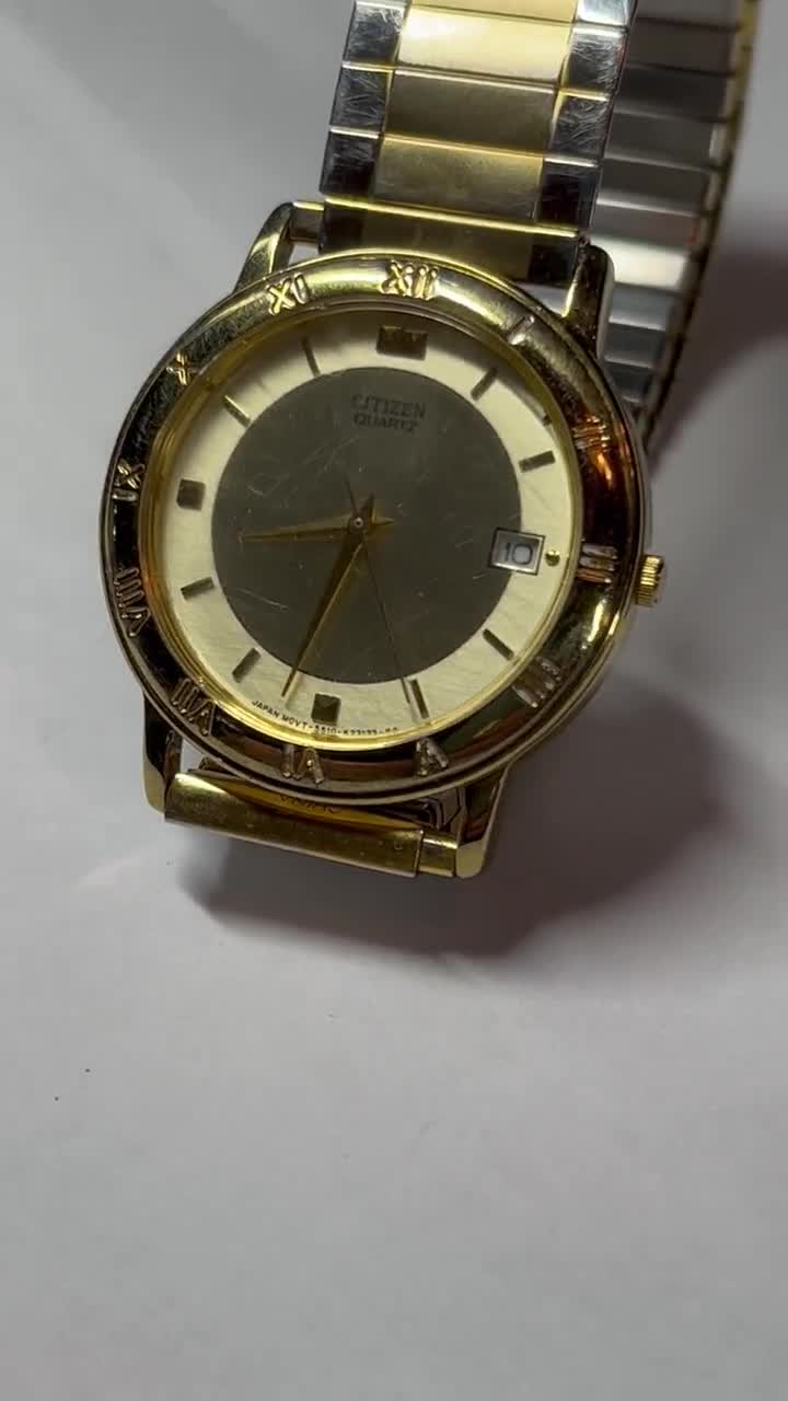 Vintage Citizen Ladies Watch Gold-tone Quartz 5510-k06860 CKW on a