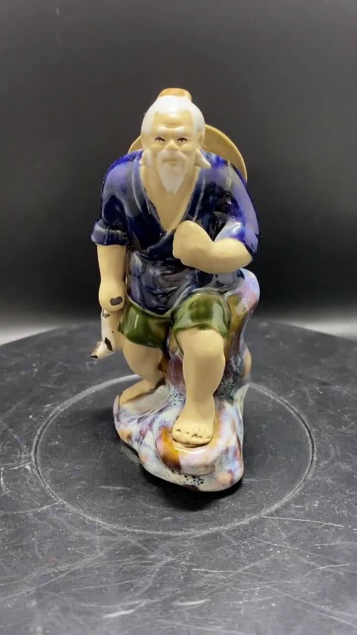 中国の泥人形、三彩の伝統的な人形 - Etsy 日本