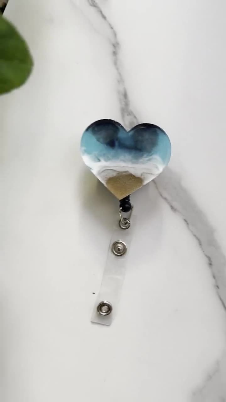 Heart Shaped Ocean Badge Reels -  Canada