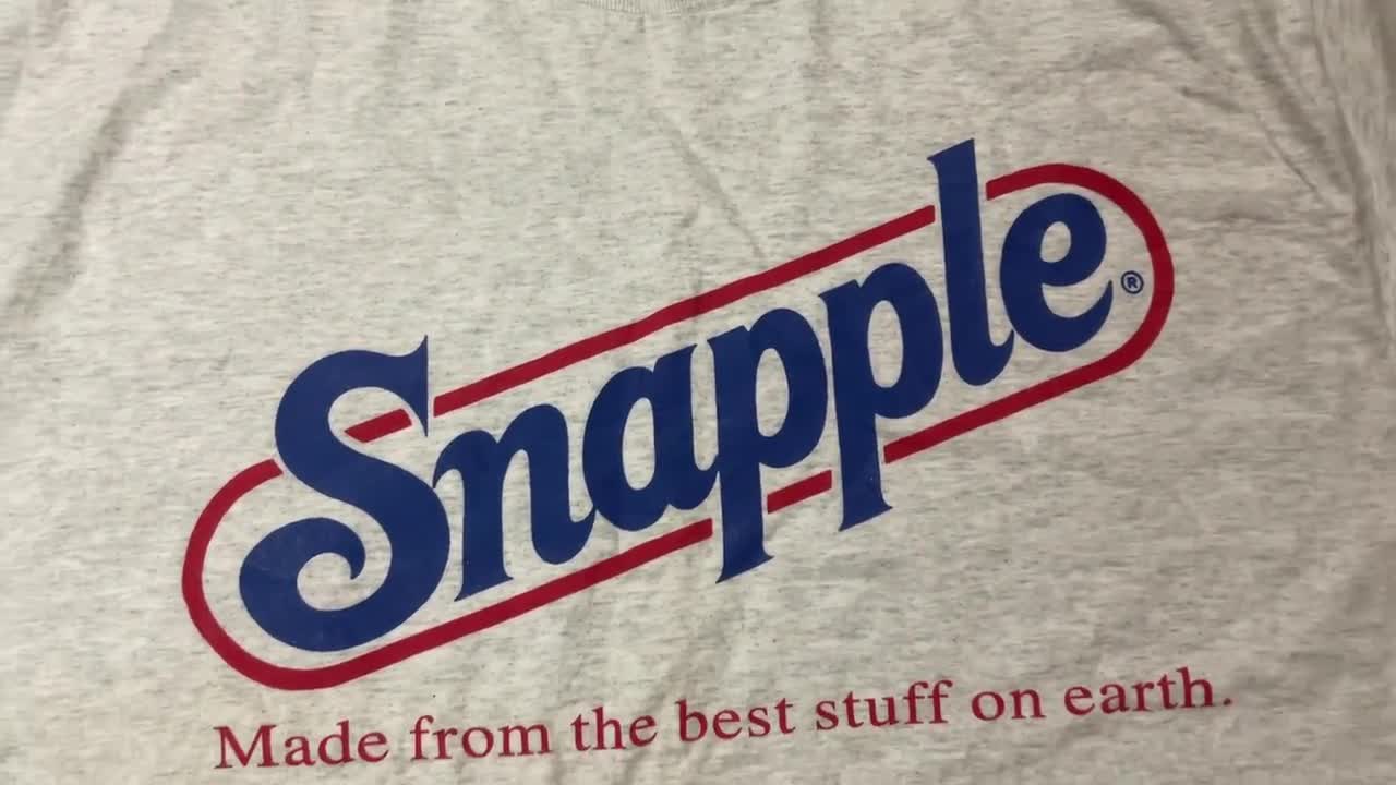 90s SNAPPLE Made From The Best Stuff On Earth Vintage T-Shirt Size XL