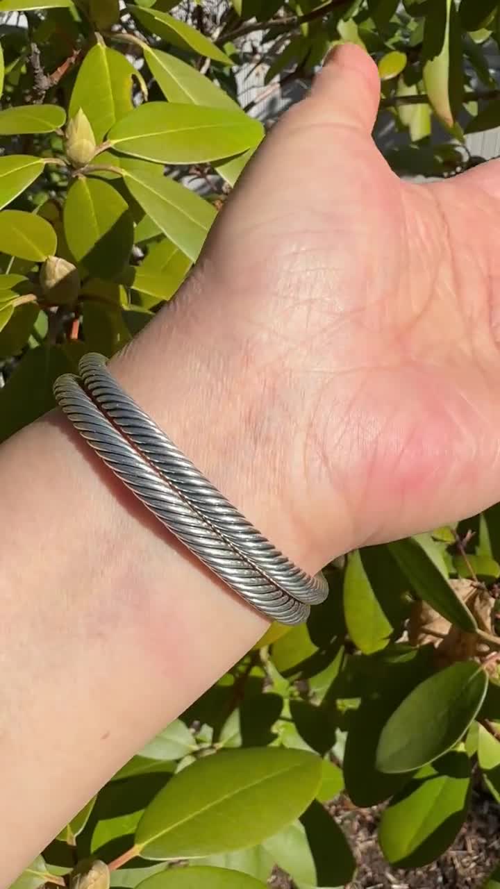 David Yurman Sterling Silver Diamond Buckle Bracelet 5 Mm - Etsy