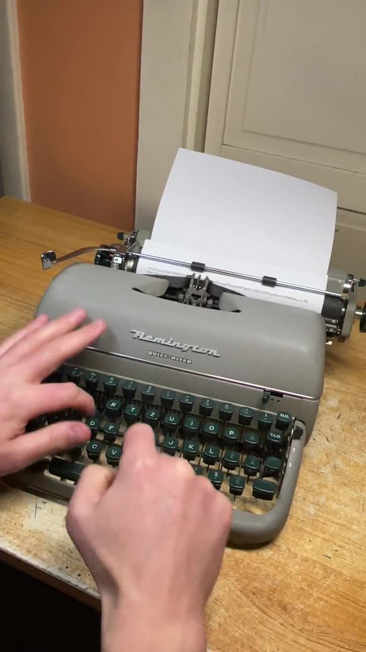 Una máquina de escribir inteligente para trabajar concentrado