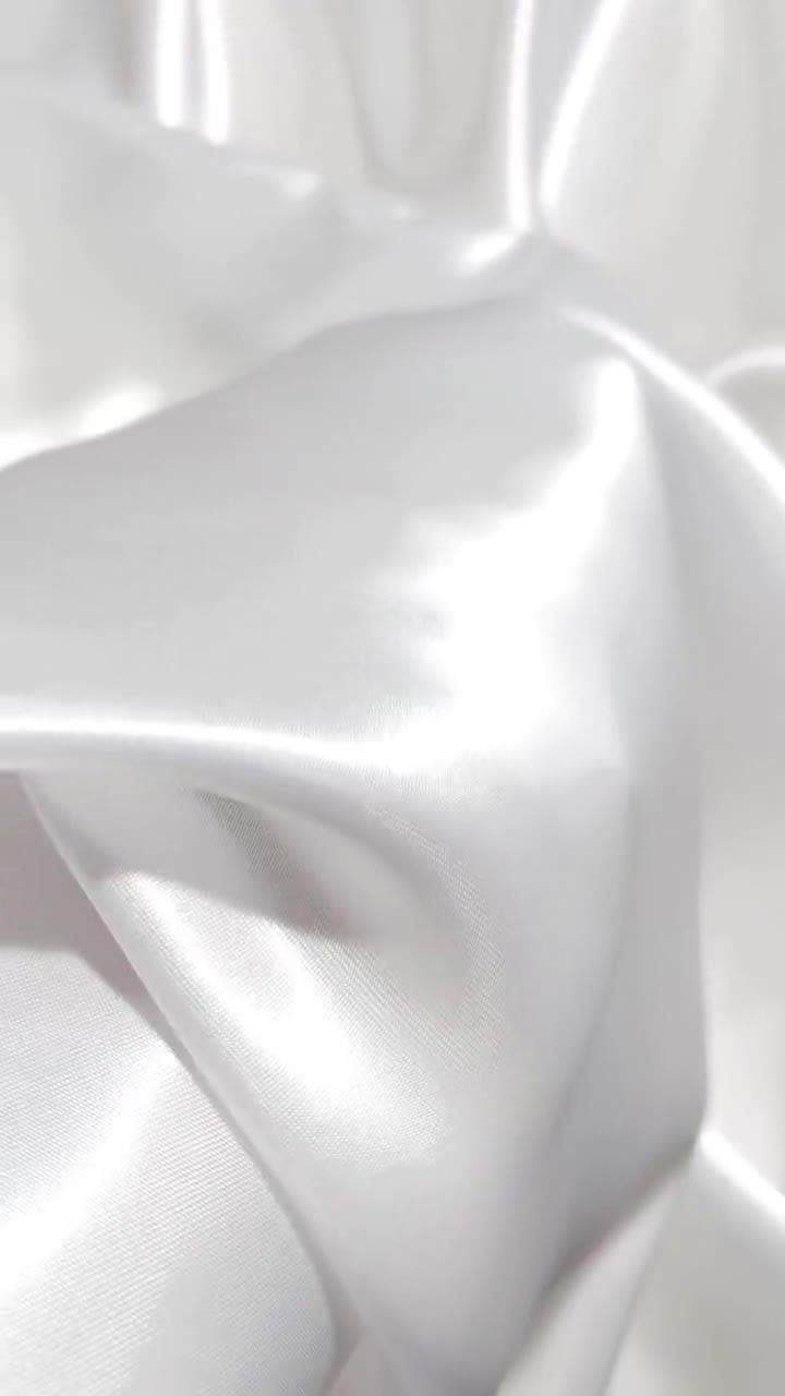 Satin Silk KD515 White - Silk Fabric