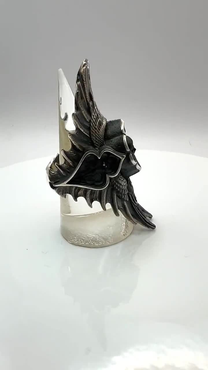 Still Wild サラ・ローレ・エンゲルハルド サイン入り Legiomade Sariel Ring Angel Skull Wing Silver 925 Starling