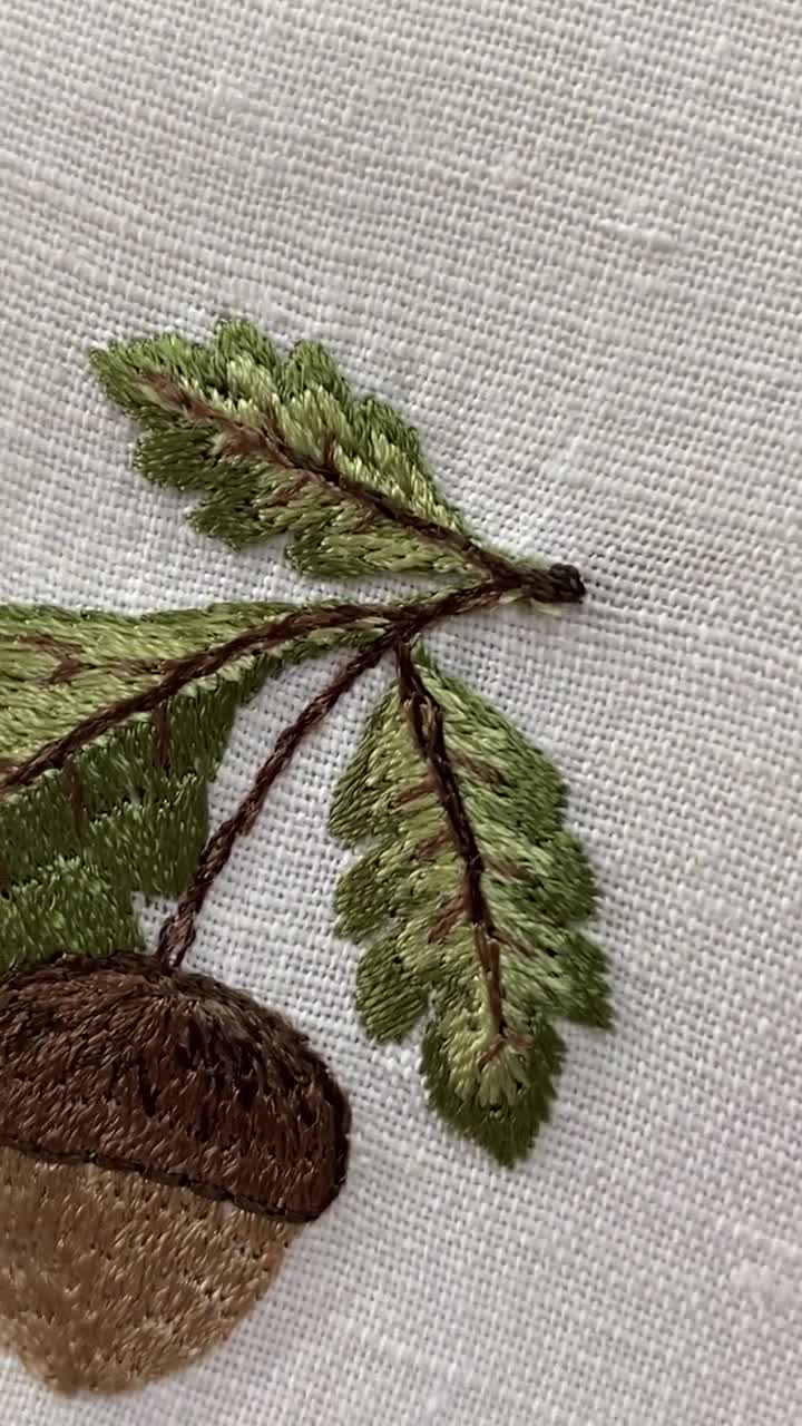 【CPGN STUDIO】Find Acorn Embroidery Short Sleeve T-shirt CPGN STUDIO】Find Acorn Embroidery Short Sleeve T-shirt