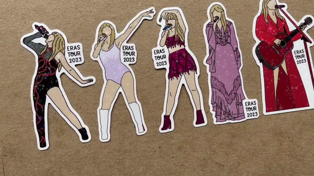 Taylor Swift Era Inspired Waterproof Sticker – My Free Moments