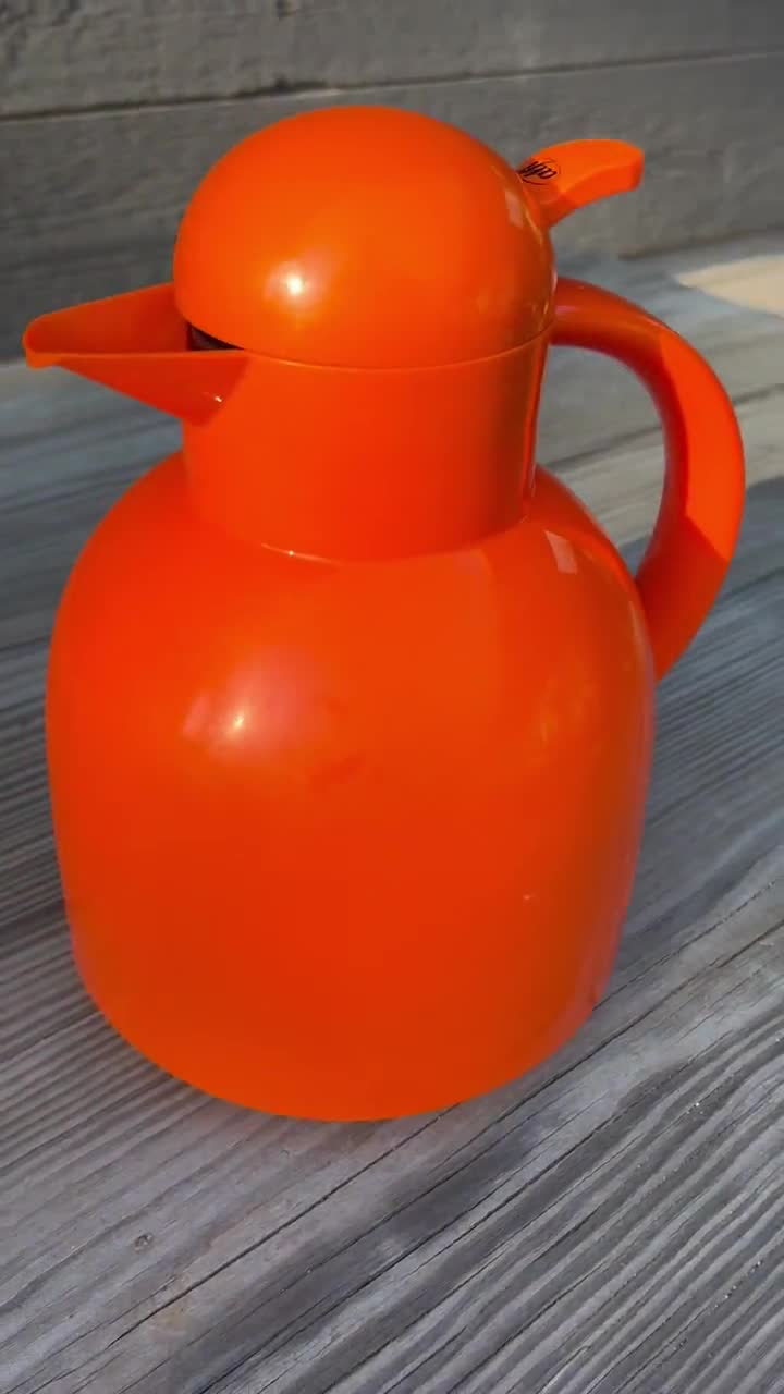 Alfi Diana Carafe Thermal Insulated Coffee Beverage Pitcher Orange