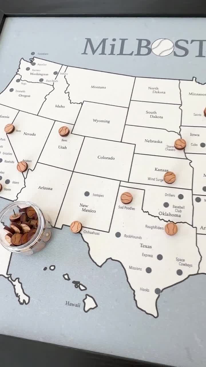 USA メジャーリーグベースボール 【TEAM PINS MAP】 Amazon.com: Grand Tour Stadium Map: Baseball + Hockey +