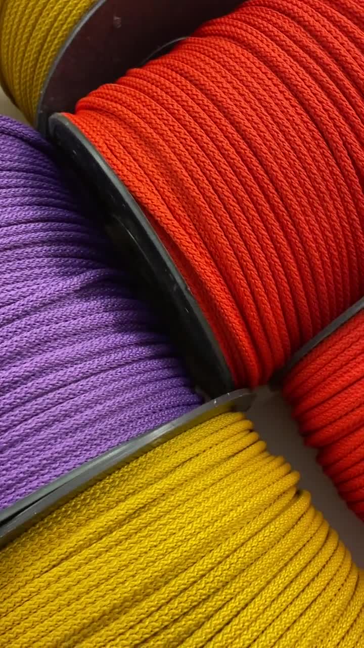 Macramé Cord 6mm, Macramé Rope, Textile Rope, Braided Rope, Soft Polyester  Cord, Knitted Cord, Macramé Bag Yarn, Nylon Cord 