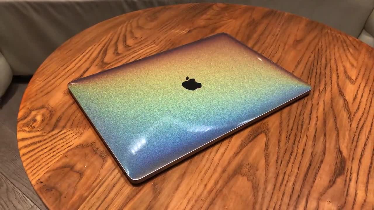 Skin Wrap pour MacBook Pro 15 pouces coque rétina ormeau vert néon