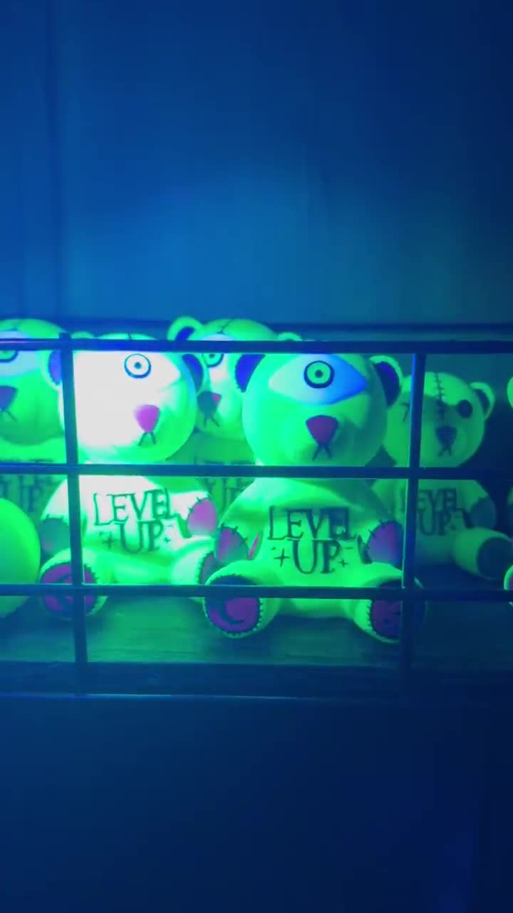 Level up Subronics Inspired Mash up Cyclops Bear! *UV Reactive