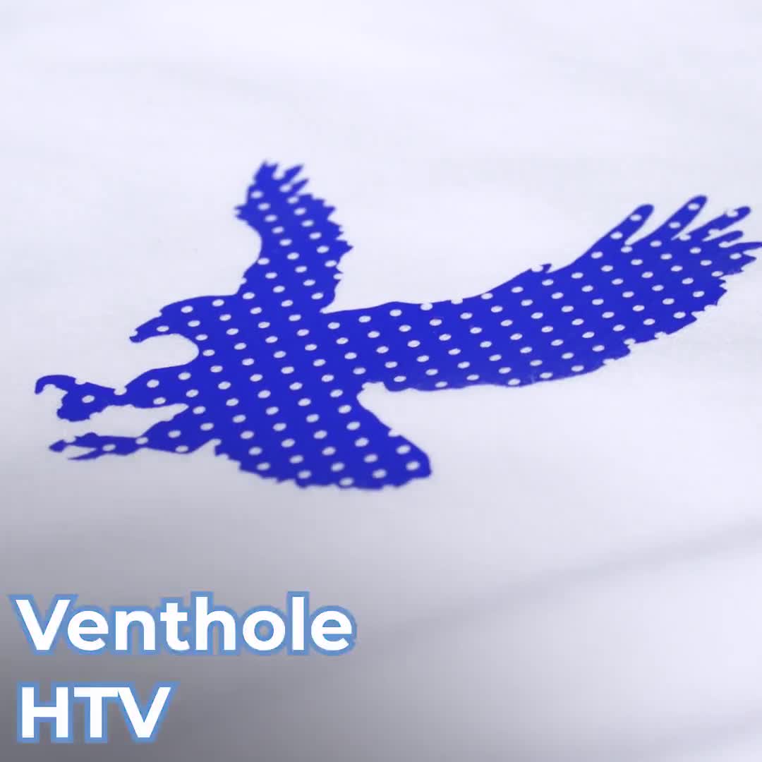 Red Vent Hole Heat Transfer Vinyl (HTV)