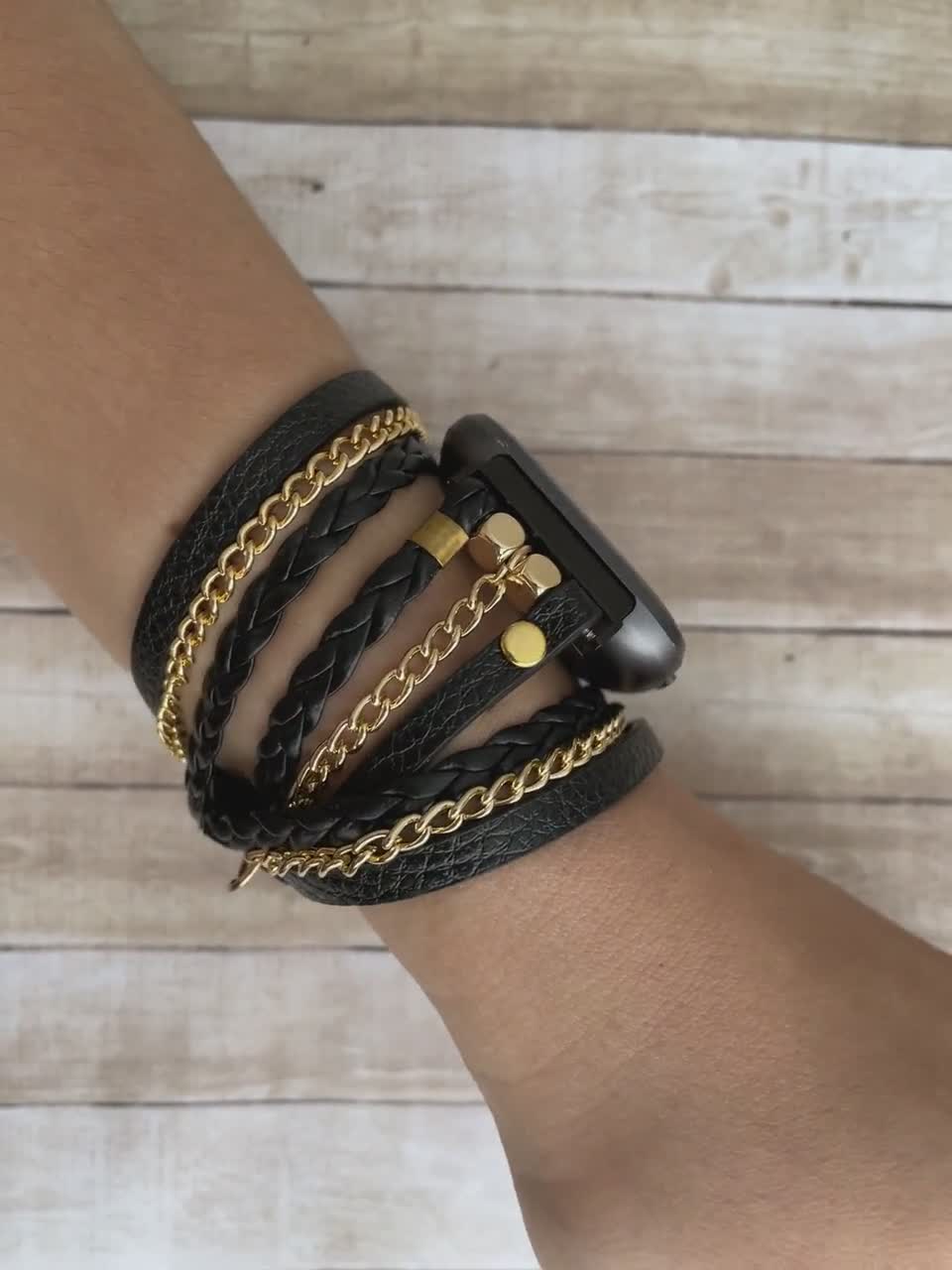 Boho Chic Fitbit Versa 3 Fitbit Sense Watch Band Gold Chain Bracelet for  Versa 3 Fitbit Sense Women Dainty Jewelry